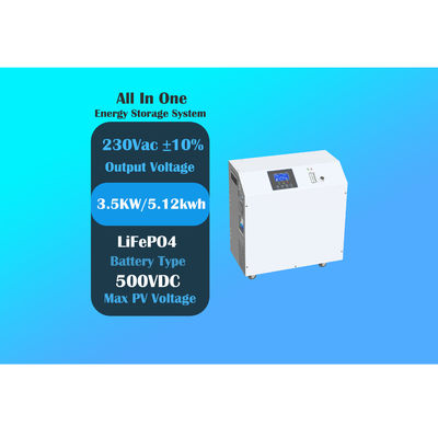 Inversor solar de la central eléctrica de energía del almacenamiento del híbrido móvil portátil del sistema SunAura 3.5KS5T