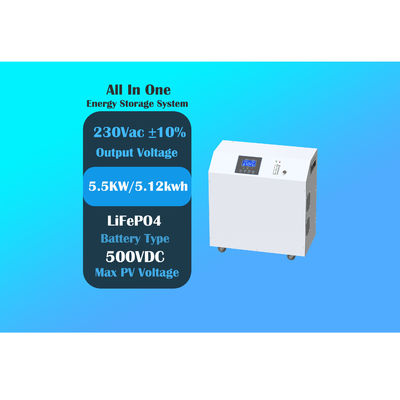 Todo en un sistema de almacenamiento de energía móvil 5.5KW Almacenamiento de energía portátil