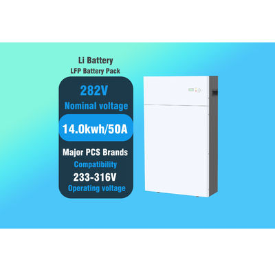 Seguridad de la batería de almacenamiento de energía de alto voltaje LiFePO4 282V confiable
