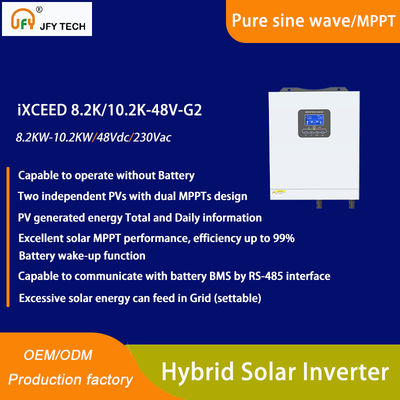 Inversor solar híbrido con dos MPPT y una salida de 10,2KW 230Vac